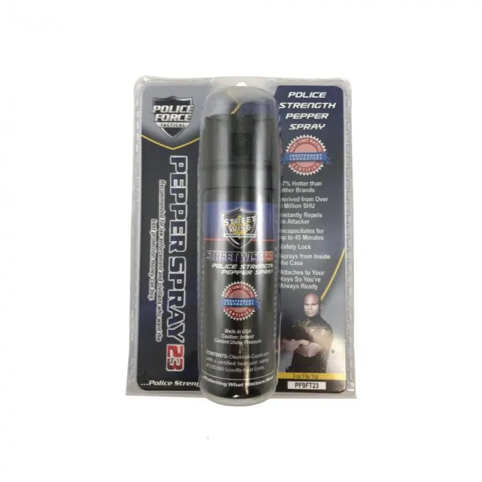 10 Units Flip Top Police Force 23% Pepper Spray 3 oz