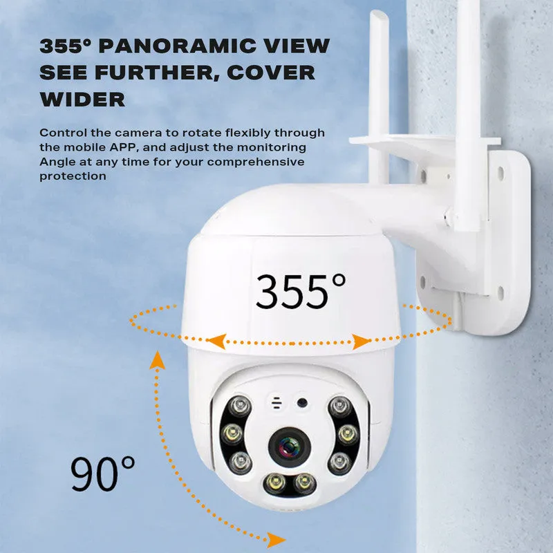 1080P Full HD Wireless WiFi IP Camera | Home Security LED Bulb Lamp Light Camera