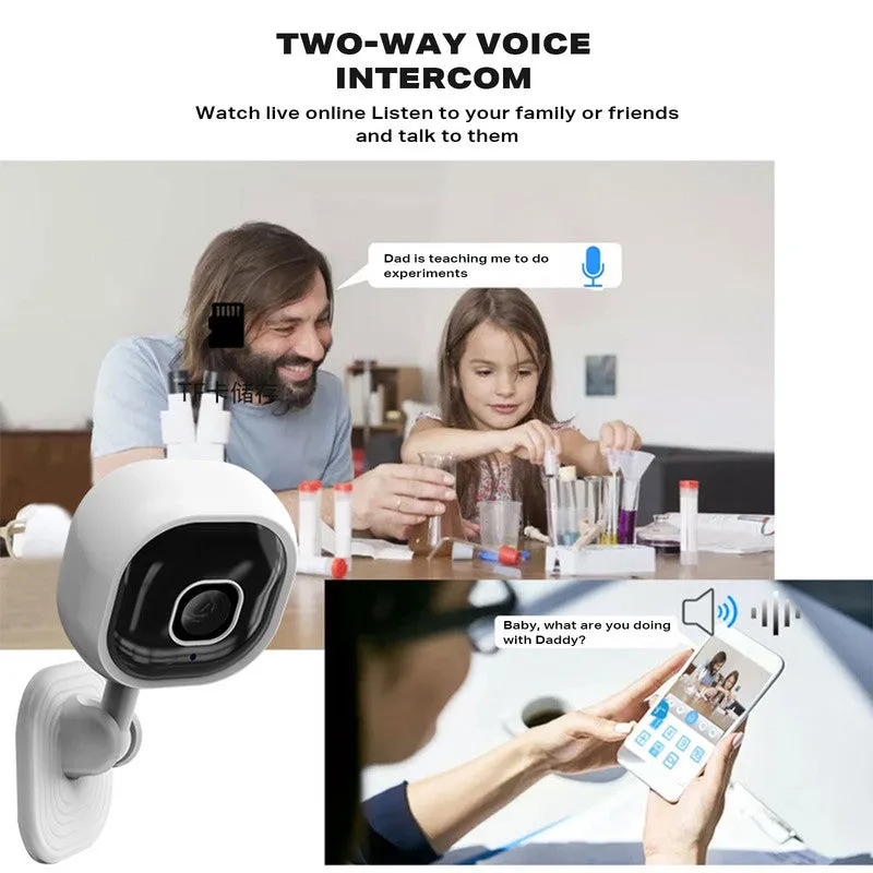1080P HD WiFi Security Smart IP Camera | Wireless Home CCTV System | Indoor Monitor