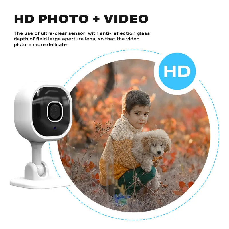 1080P HD WiFi Security Smart IP Camera | Wireless Home CCTV System | Indoor Monitor