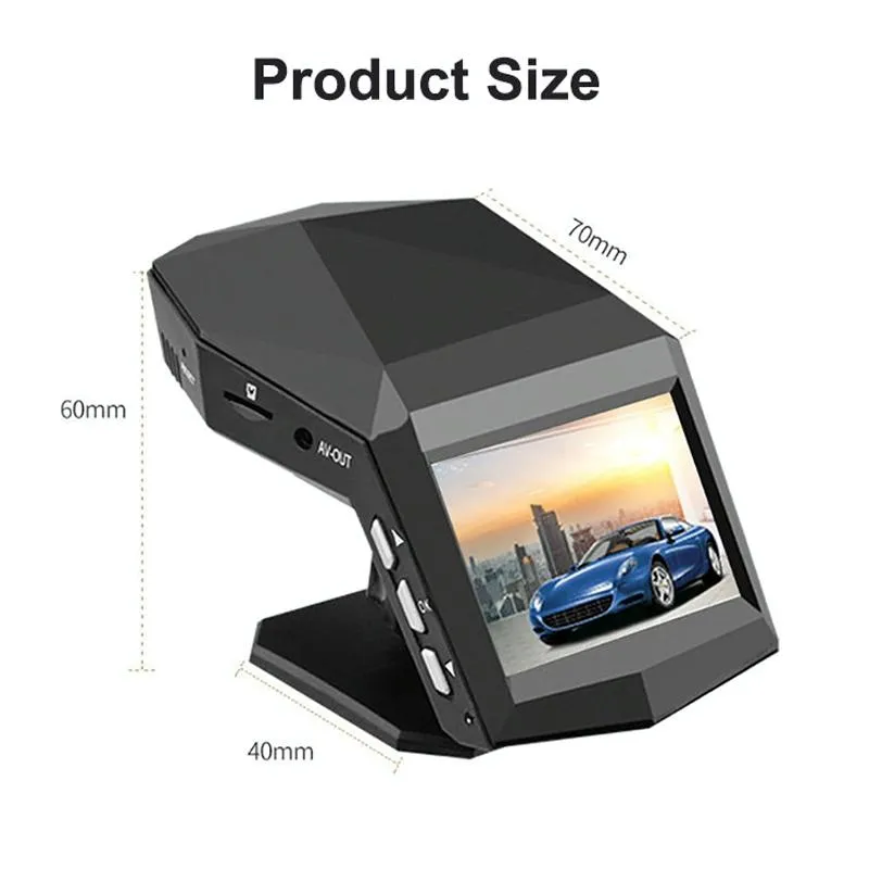 1080p Night Vision Hidden Driving Recorder | Aromatherapy | 2 Inch HD Single Lens