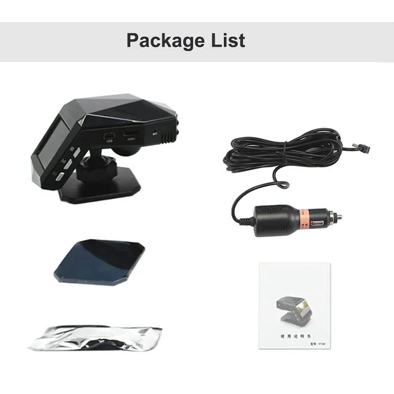 1080p Night Vision Hidden Driving Recorder | Aromatherapy | 2 Inch HD Single Lens