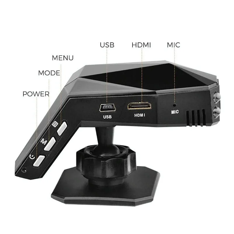 1080p Night Vision Hidden Driving Recorder | Aromatherapy | 2 Inch HD Single Lens