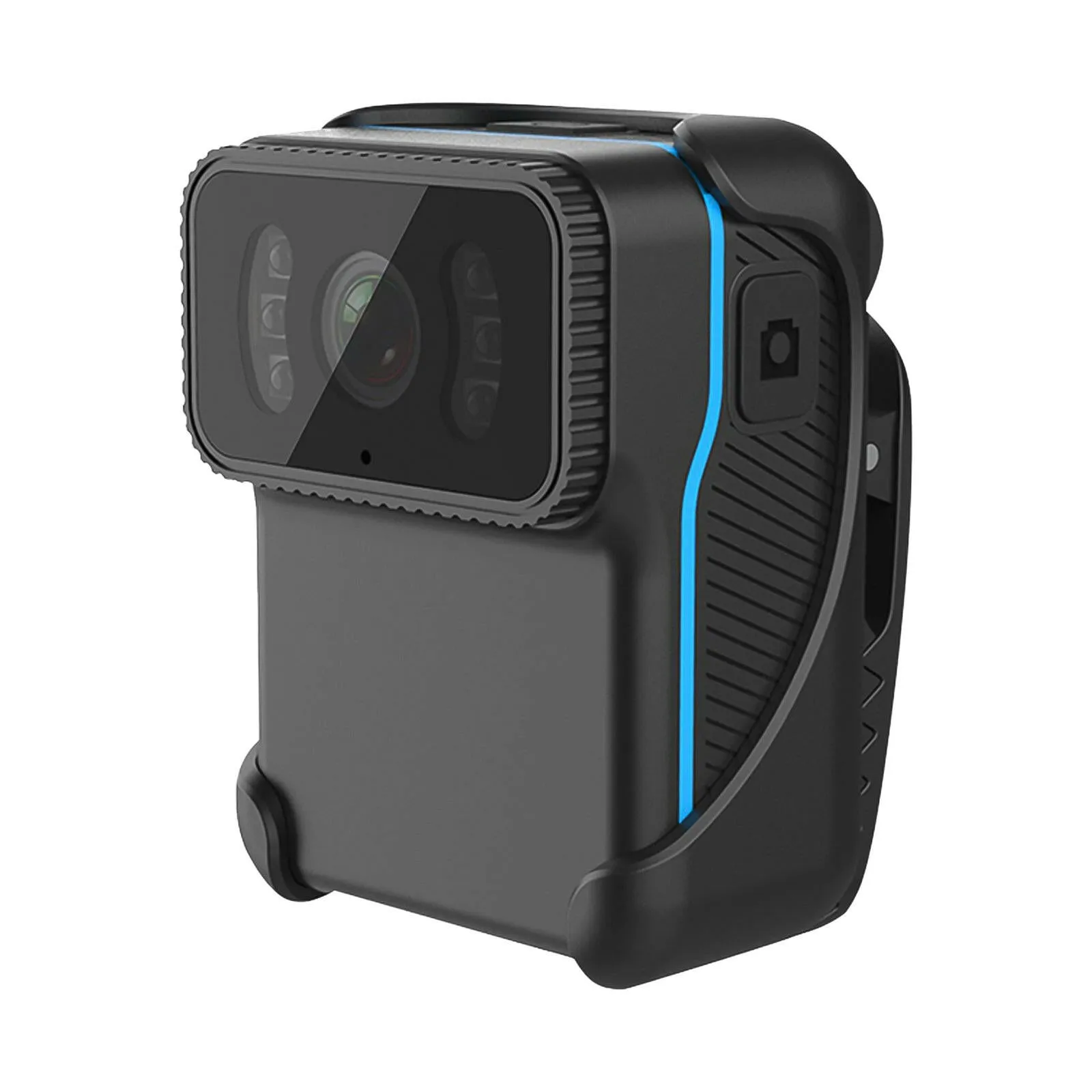 1080P Video Camera Wireless WiFi Action Camera Wide Angle Lens Loop Video Recording Nigh Vision Daily Waterproof Built-in Battery Microphone with Backside Clip