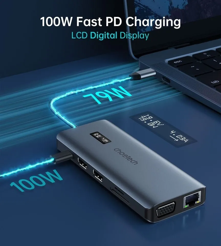 12-in-1 USB-C Multiport Adapter | HUB-M26