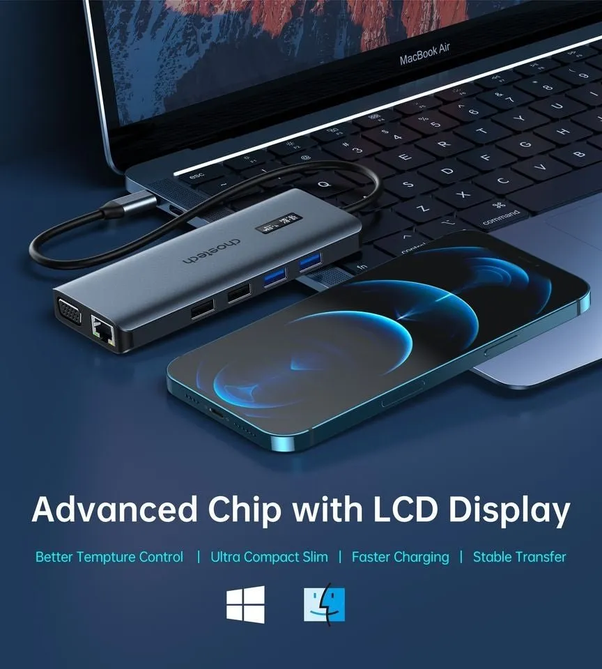 12-in-1 USB-C Multiport Adapter | HUB-M26