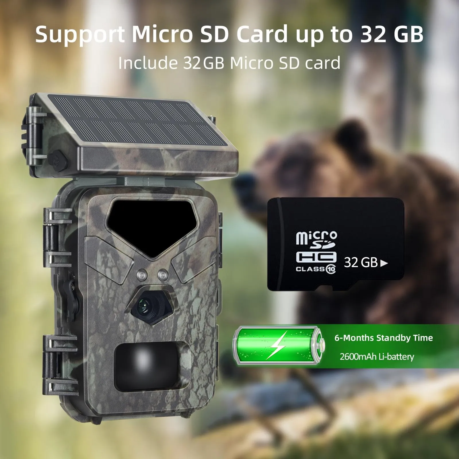 20MP / 1080P Infrared Tracking Camera | No Screen | No Keys