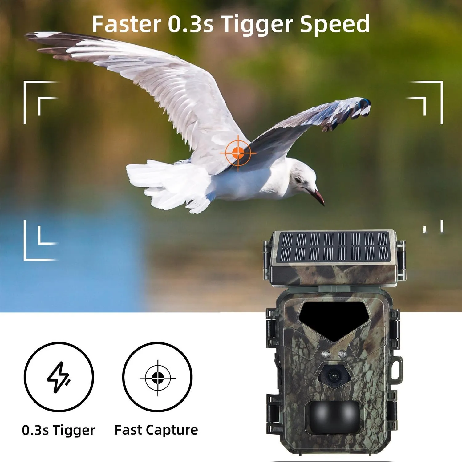 20MP / 1080P Infrared Tracking Camera | No Screen | No Keys