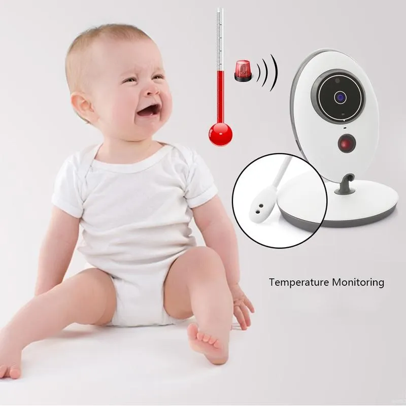 2.4 LCD Wireless Baby Monitor with Night Vision & Two-Way Talk