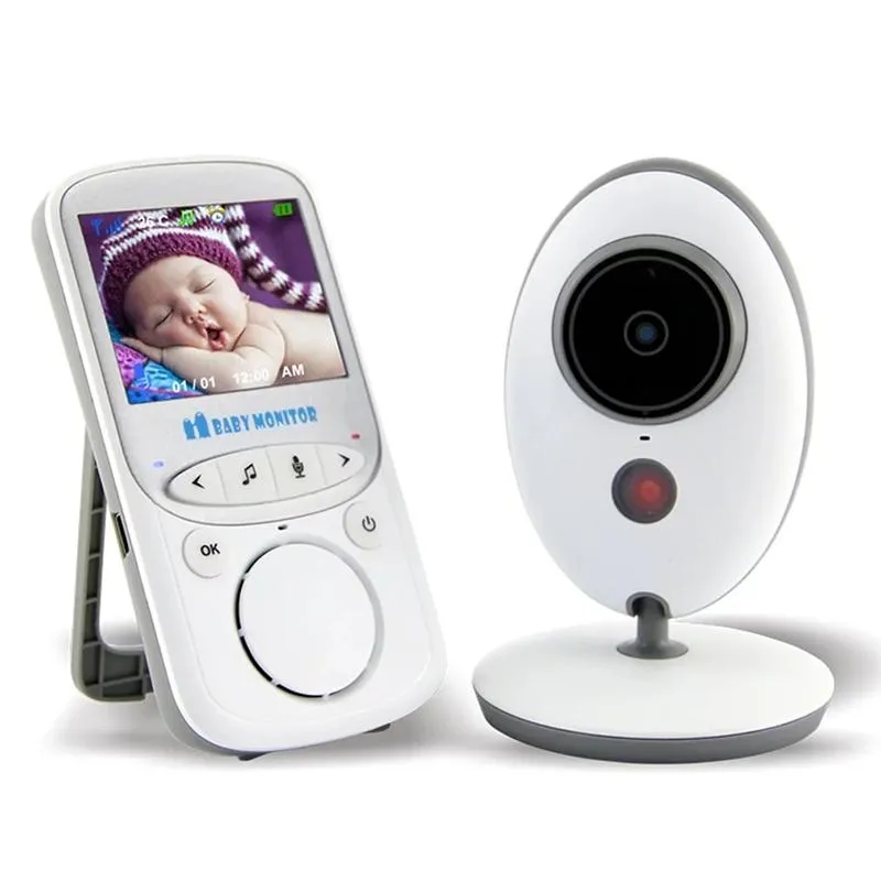 2.4 LCD Wireless Baby Monitor with Night Vision & Two-Way Talk