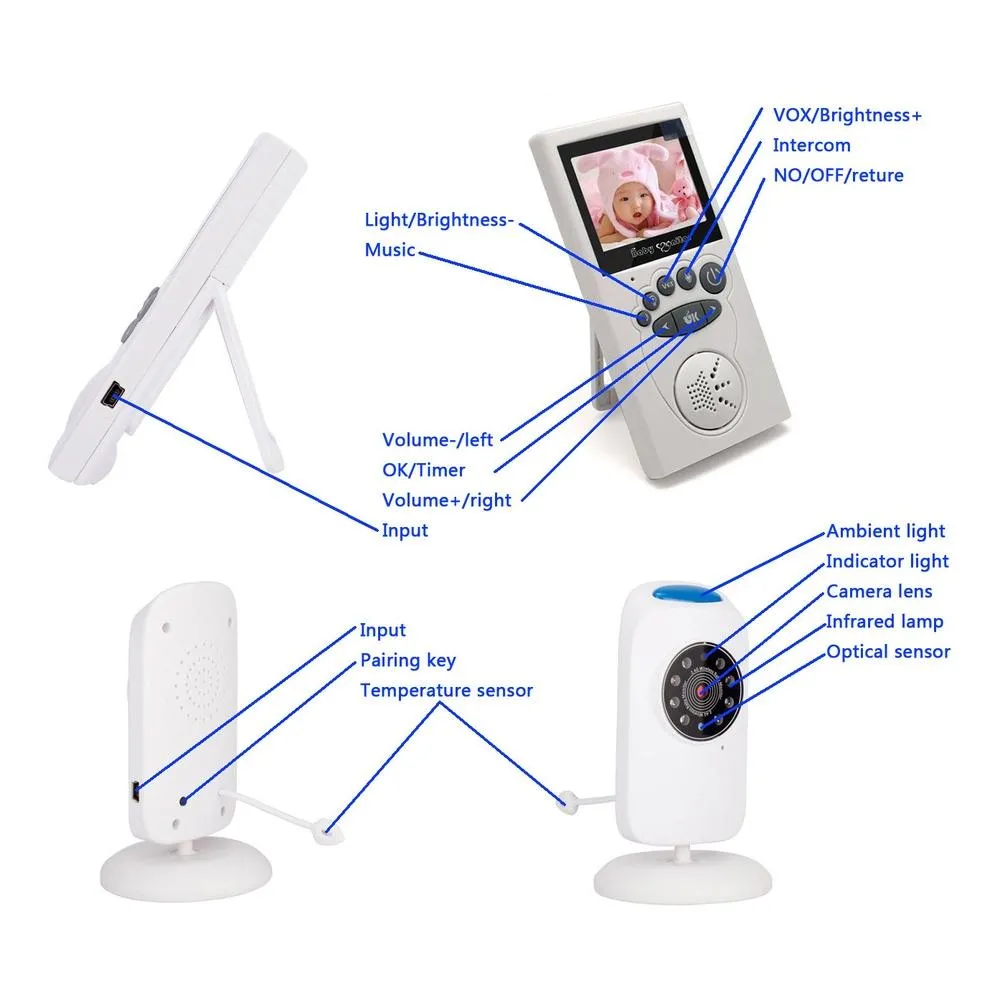 2.4 Wireless Baby Monitor Camera | Surveillance