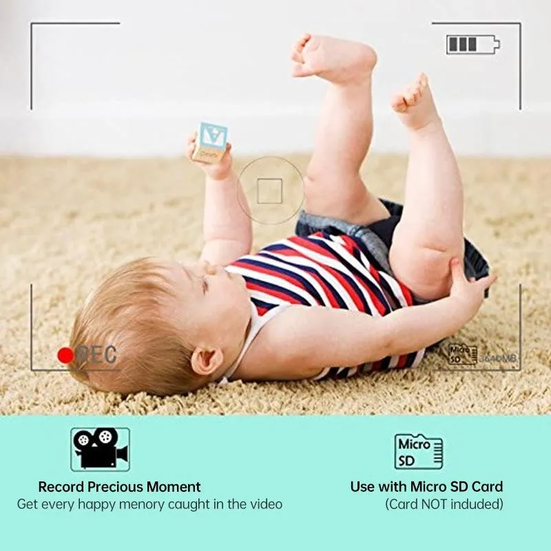 2.4 Wireless Baby Monitor | Night Vision | Two-Way Talk