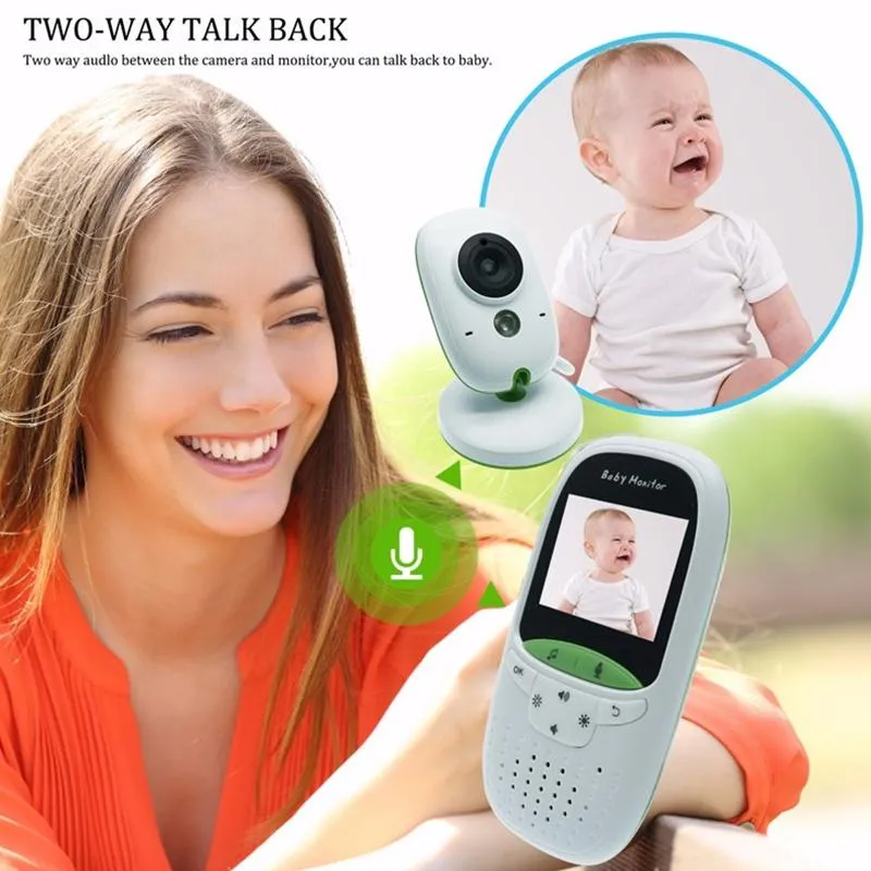 2.4 Wireless Baby Monitor with LCD Night Vision & Two-Way Talk | Grey