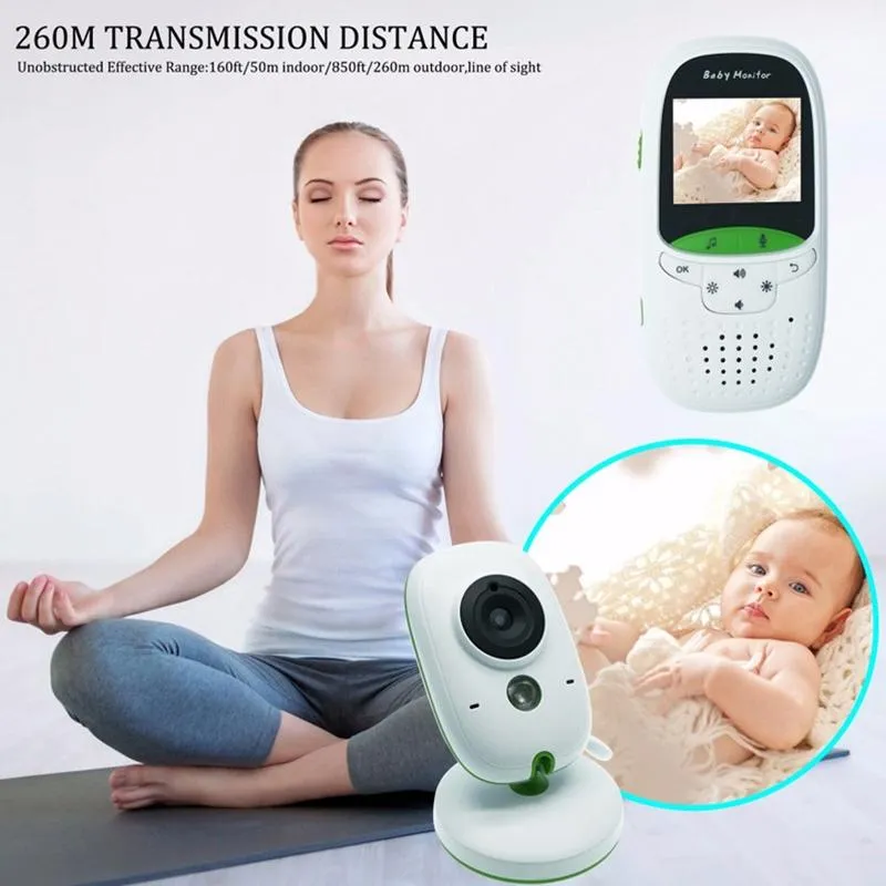 2.4 Wireless Baby Monitor with LCD Night Vision & Two-Way Talk | Grey