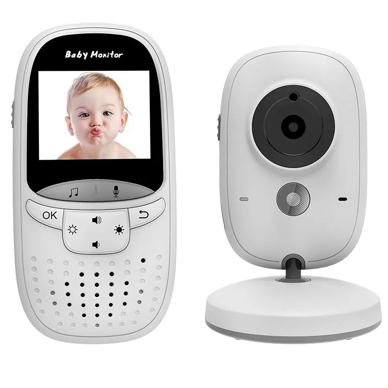 2.4 Wireless Baby Monitor with LCD Night Vision & Two-Way Talk | White