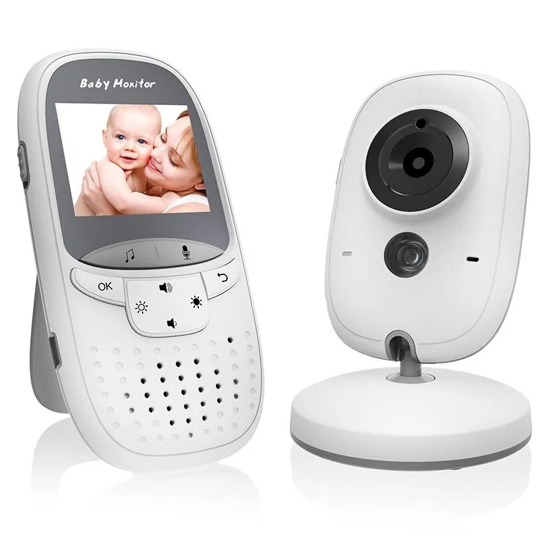 2.4 Wireless Baby Monitor with LCD Night Vision & Two-Way Talk | White