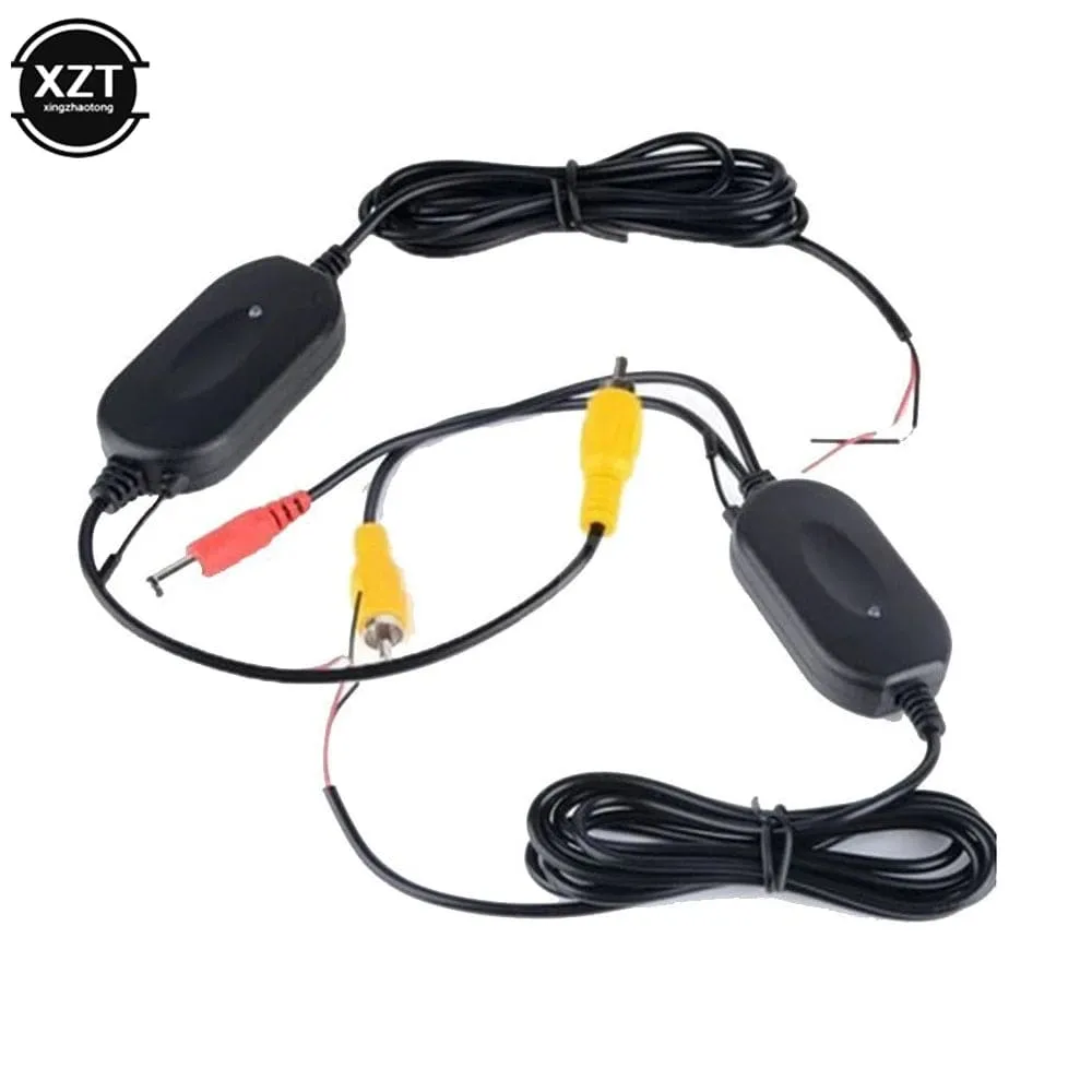 2.4G Wireless Rear View Camera RCA Video Transmitter &Receiver For Car Rearview Monitor FM Wireless Transceiver &Receiver Module
