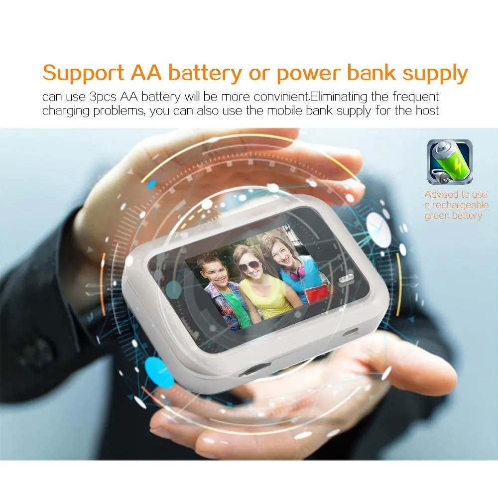 2.4" Screen | 2.0MP Security Camera | TF Card Support | No Disturb Peephole Viewer