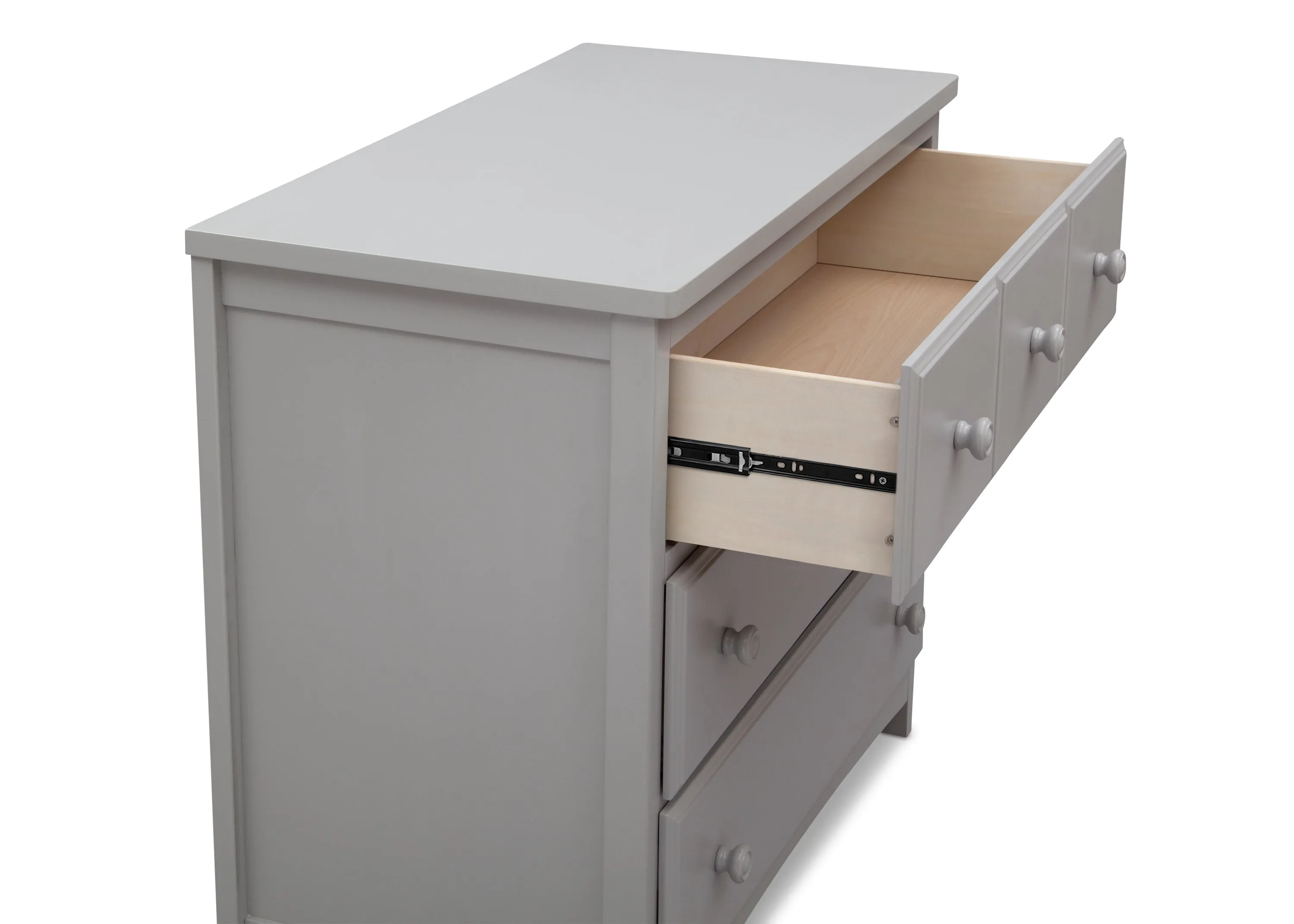 3 Drawer Dresser with Interlocking Drawers