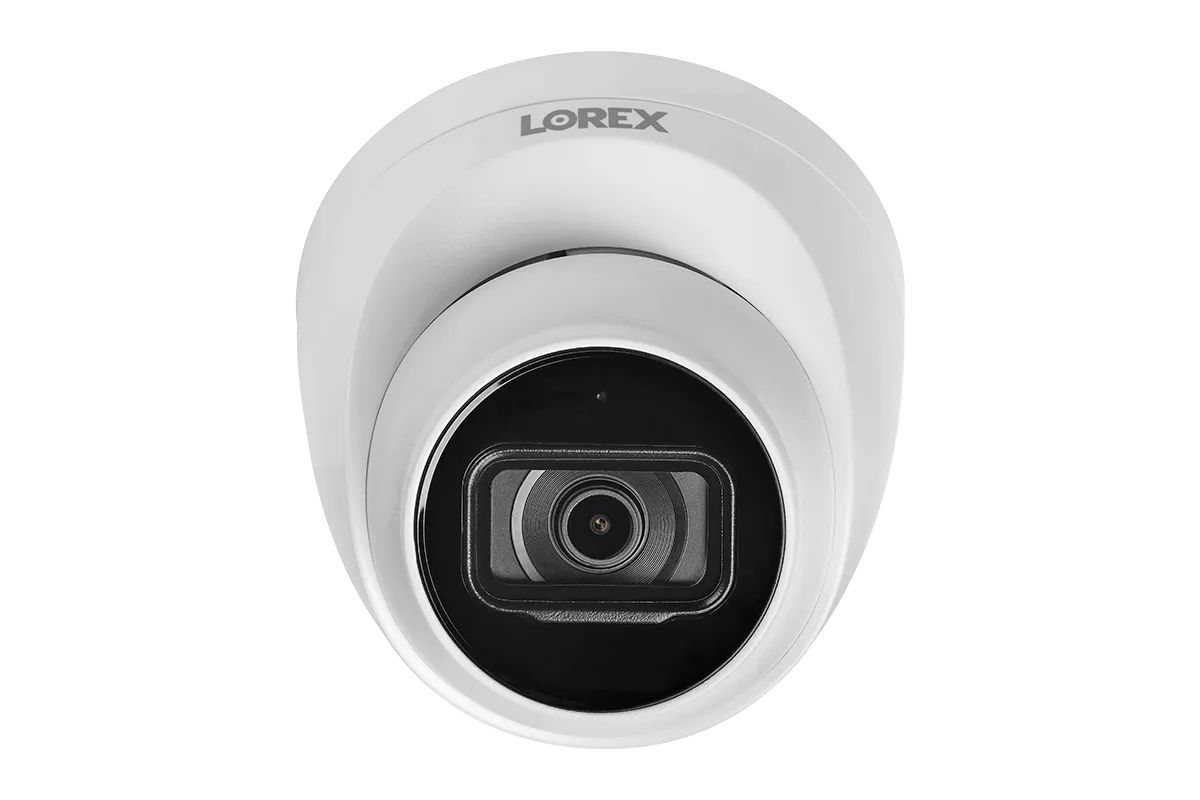32-Channel NVR System with 4K (8MP) IP Dome Cameras with Listen-In Audio