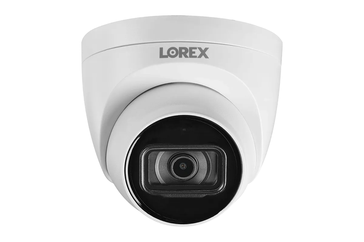 32-Channel NVR System with 4K (8MP) IP Dome Cameras with Listen-In Audio