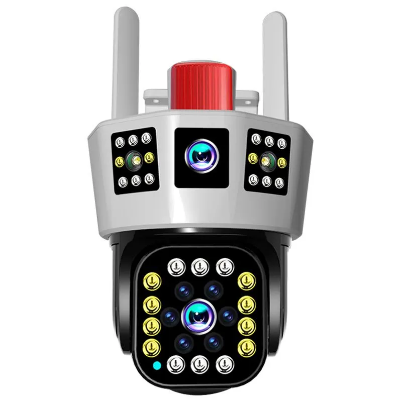 360 Smart Solar Surveillance Camera with Three-screen Monitoring