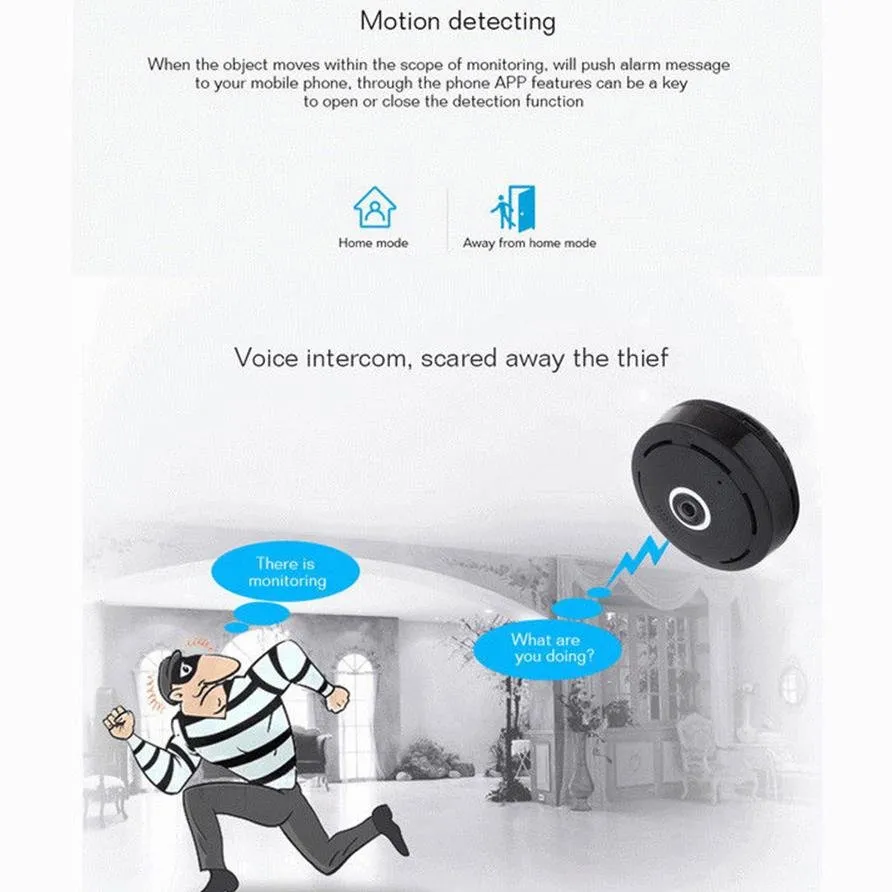 360 Surveillance Camera - Panoramic UFO Camera
