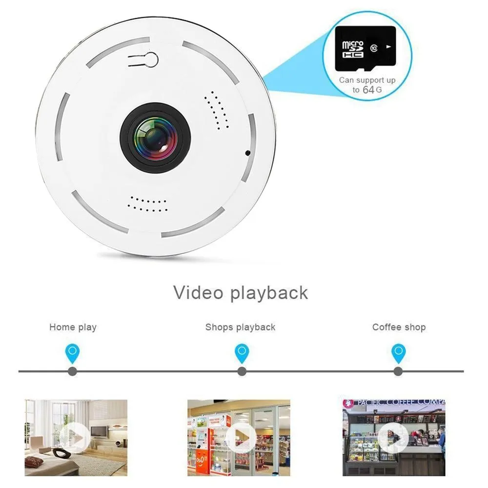 360 Surveillance Camera - Panoramic UFO Camera