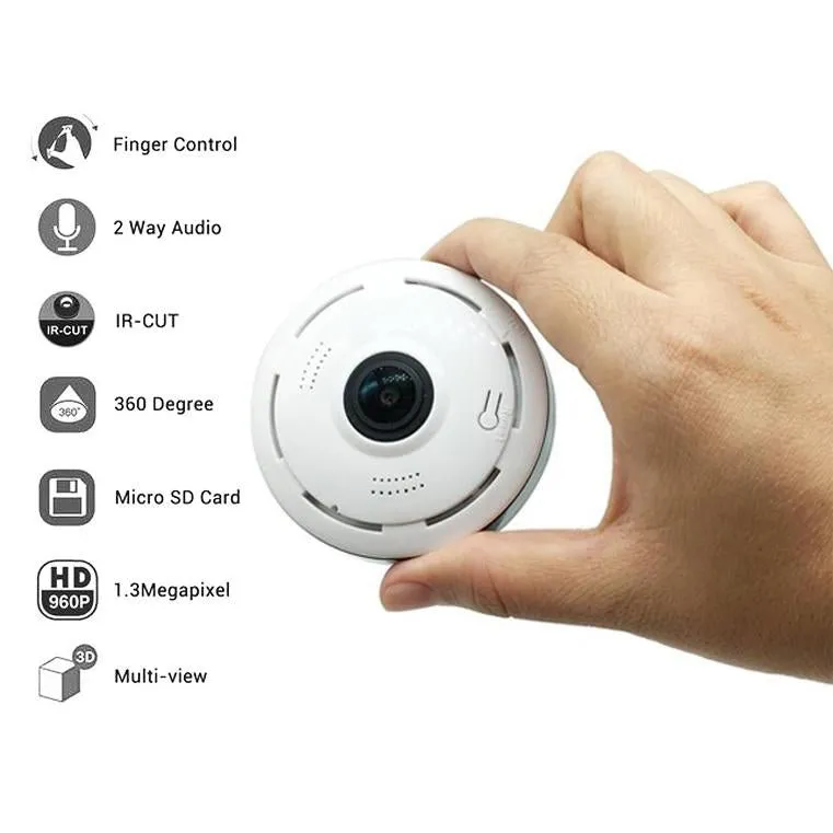 360 Surveillance Camera - Panoramic UFO Camera