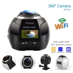Ultra-Compact 360-Degree Panoramic Mini Camera for High-Quality Photography