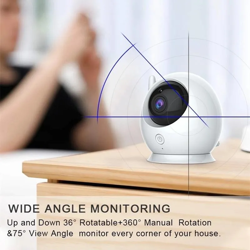 360° Wireless Baby Monitor | Night Vision Camera | 4.3 Inch