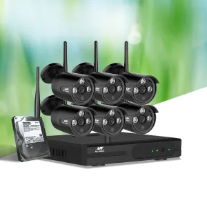 3MP HD Motion Detection Wireless CCTV System, 6 Cameras, 1TB UL-tech