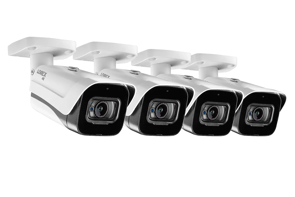 4K (8MP) Ultra HD Outdoor Metal Security Camera with Audio & Color Night Vision