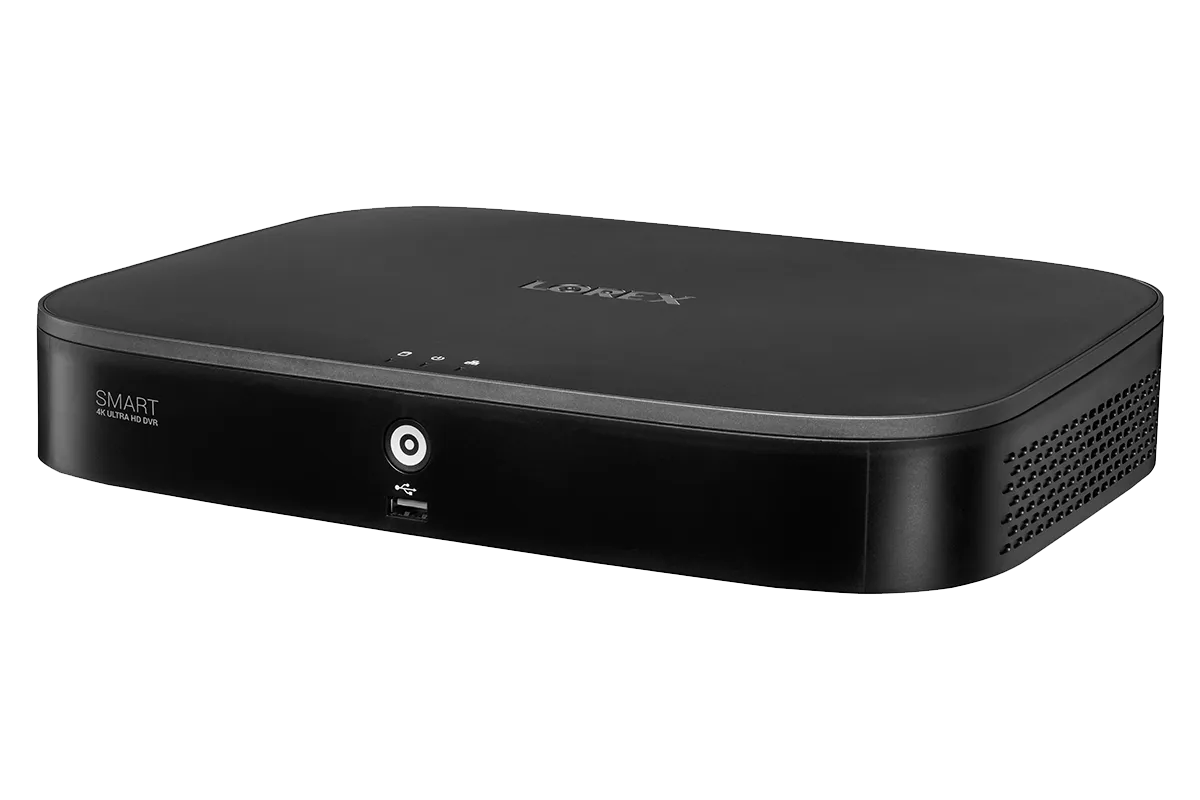 4K Ultra HD 8 Channel Digital Video Recorder with Smart Motion Detection and Smart Home Voice Control