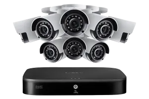 4K Ultra HD 8-Channel Security System with Eight 4K (8MP) Cameras featuring Smart Motion Detection and Color Night Vision