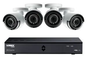 4MP Super HD 4 Channel Security System