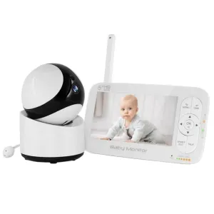 5 Wireless Video Baby Monitor | 5” Screen | Built-In Camera