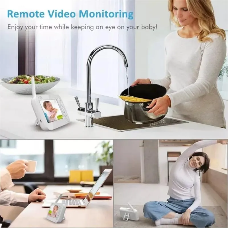 5 Wireless Video Baby Monitor | 5” Screen | Built-In Camera