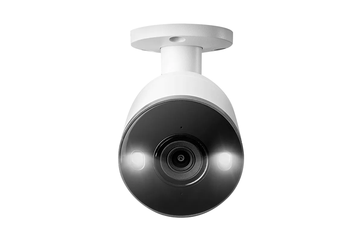 8-Channel Fusion NVR System with Dome and Bullet Smart Deterrence 4K IP Cameras