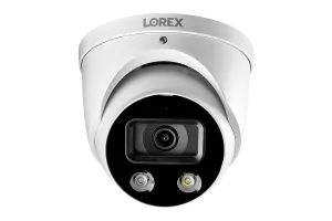 8-Channel Fusion NVR System with Dome and Bullet Smart Deterrence 4K IP Cameras