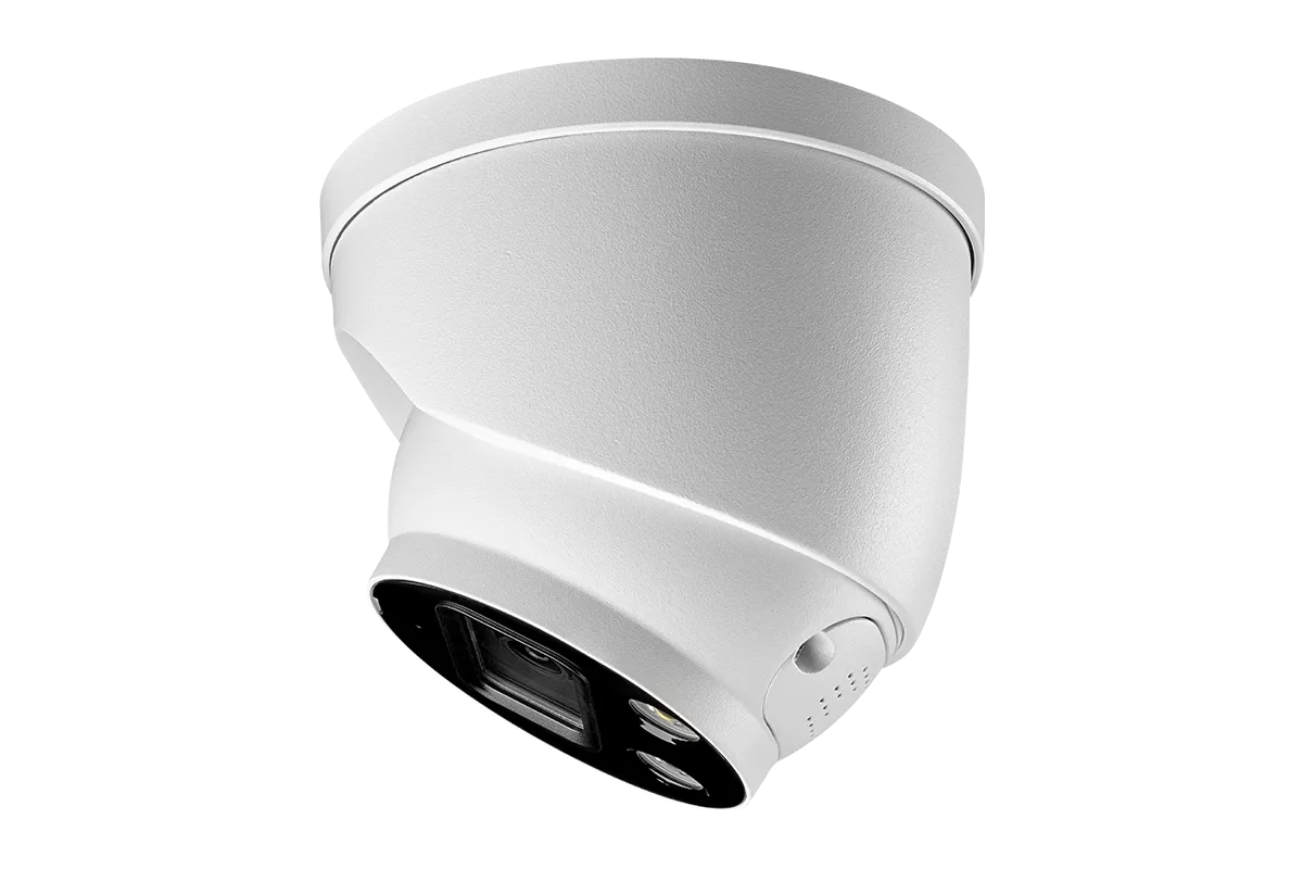 8-Channel Fusion NVR System with Dome and Bullet Smart Deterrence 4K IP Cameras