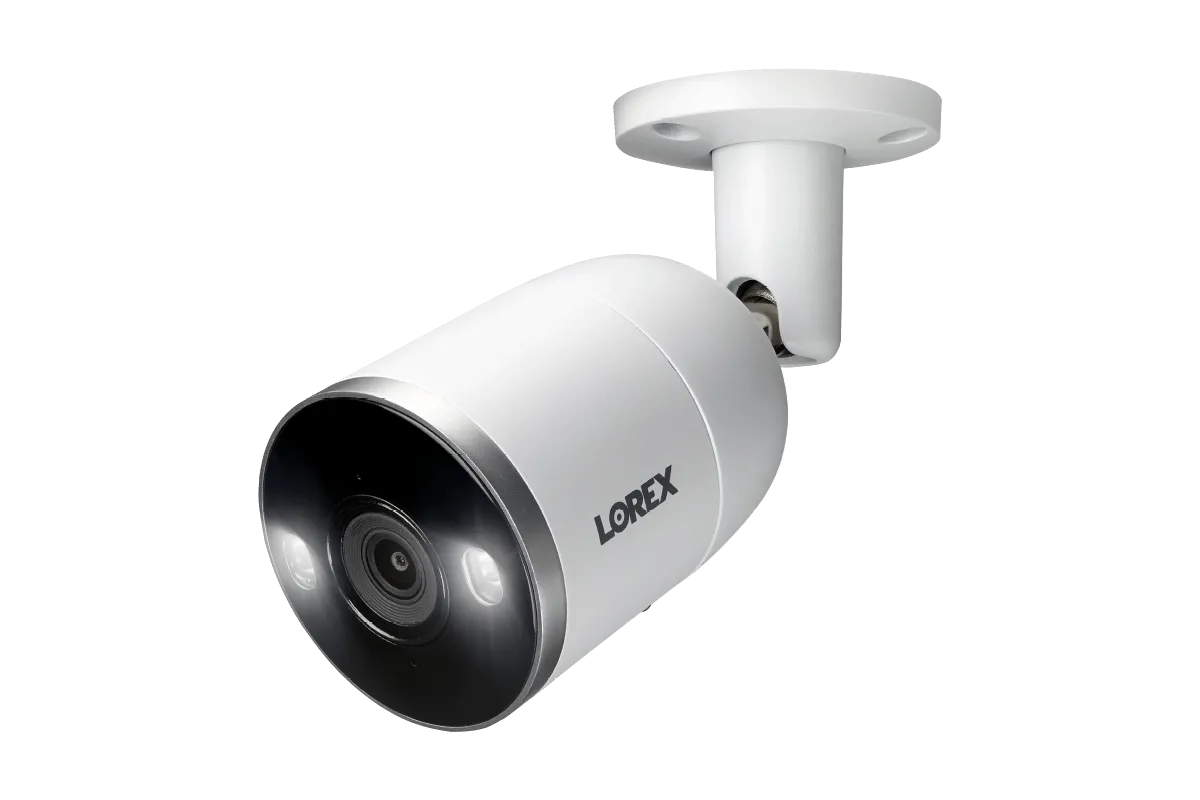 8-Channel Fusion NVR System with Dome and Bullet Smart Deterrence 4K IP Cameras