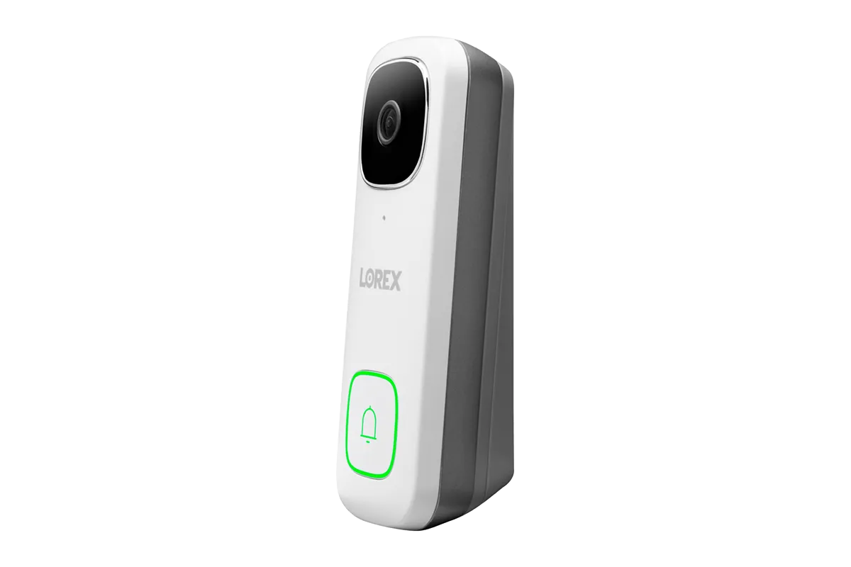 8-Channel NVR Fusion System with Four 4K (8MP) IP Cameras, 2K Wi-Fi Video Doorbell, and Smart Sensor Starter Kit