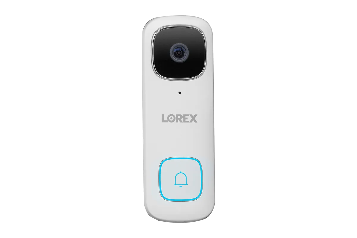 8-Channel NVR Fusion System with Four 4K (8MP) IP Cameras, 2K Wi-Fi Video Doorbell, and Smart Sensor Starter Kit