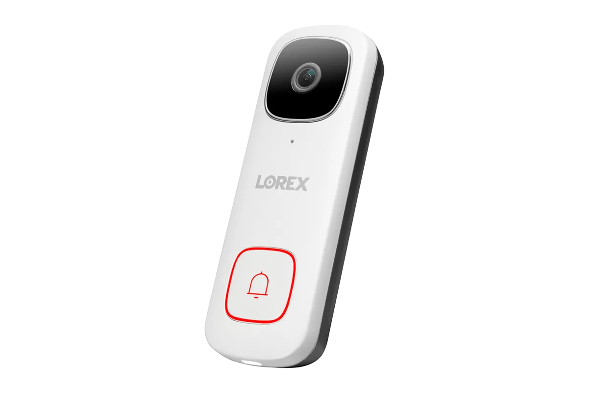 8-Channel NVR Fusion System with Four 4K (8MP) IP Cameras, 2K Wi-Fi Video Doorbell, and Smart Sensor Starter Kit