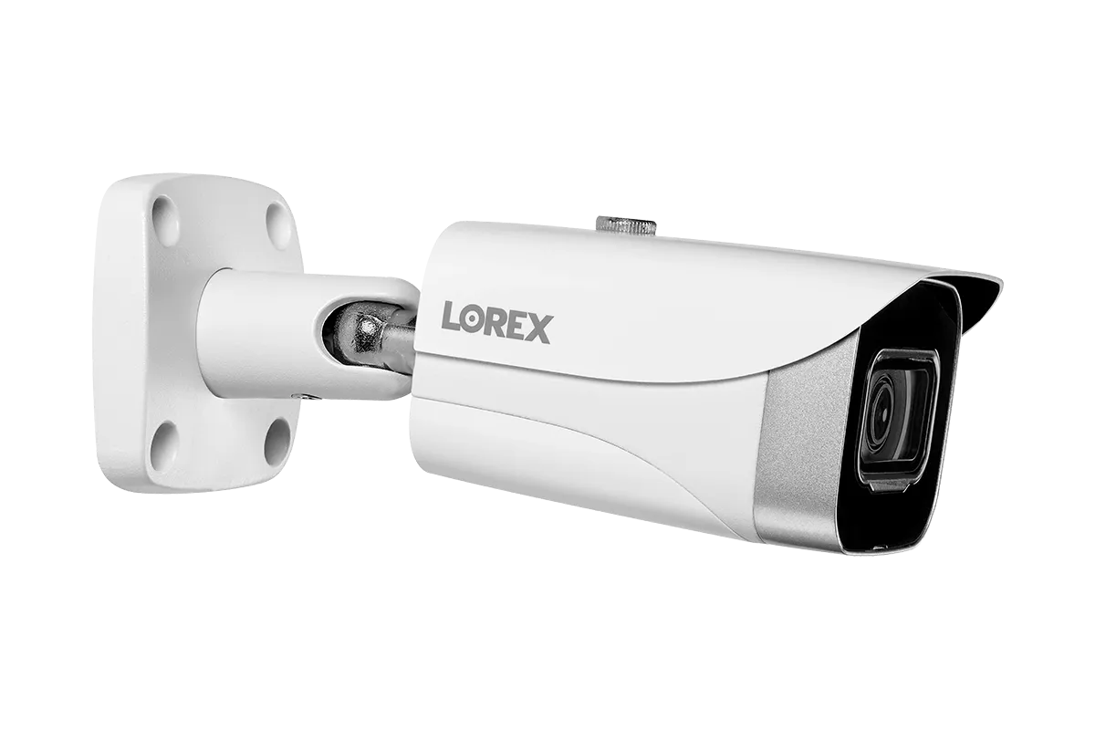 8-Channel NVR Fusion System with Four 4K (8MP) IP Cameras, 2K Wi-Fi Video Doorbell, and Smart Sensor Starter Kit