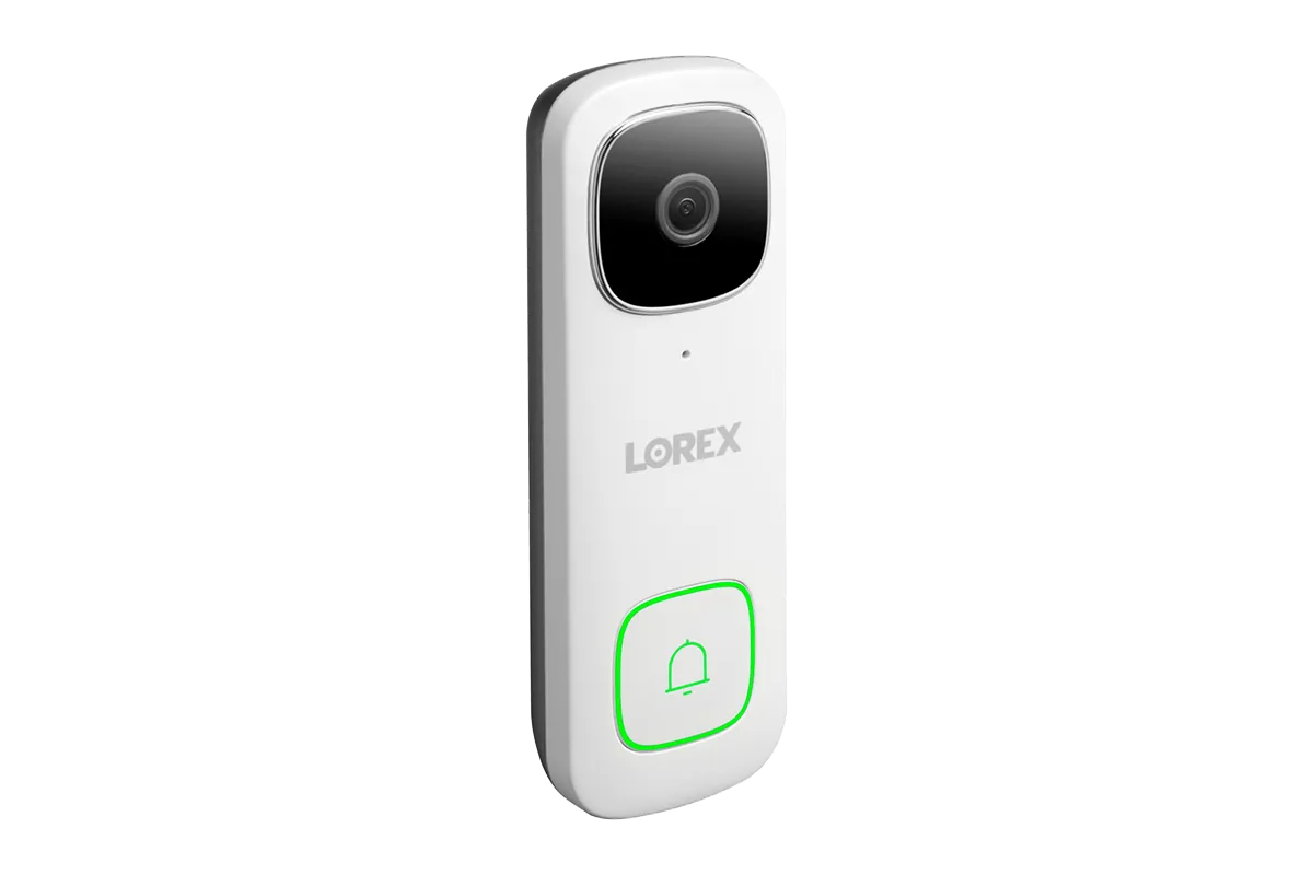 8-Channel NVR Fusion System with Four 4K (8MP) IP Cameras, 2K Wi-Fi Video Doorbell, and Smart Sensor Starter Kit