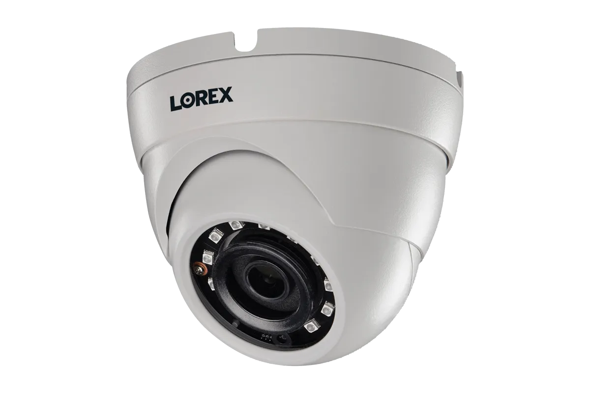 8-Channel Security System with Eight 1080p HD Outdoor Cameras, Advanced Motion Detection and Smart Home Voice Control