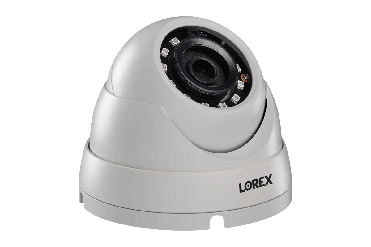 8-Channel Security System with Eight 1080p HD Outdoor Cameras, Advanced Motion Detection and Smart Home Voice Control