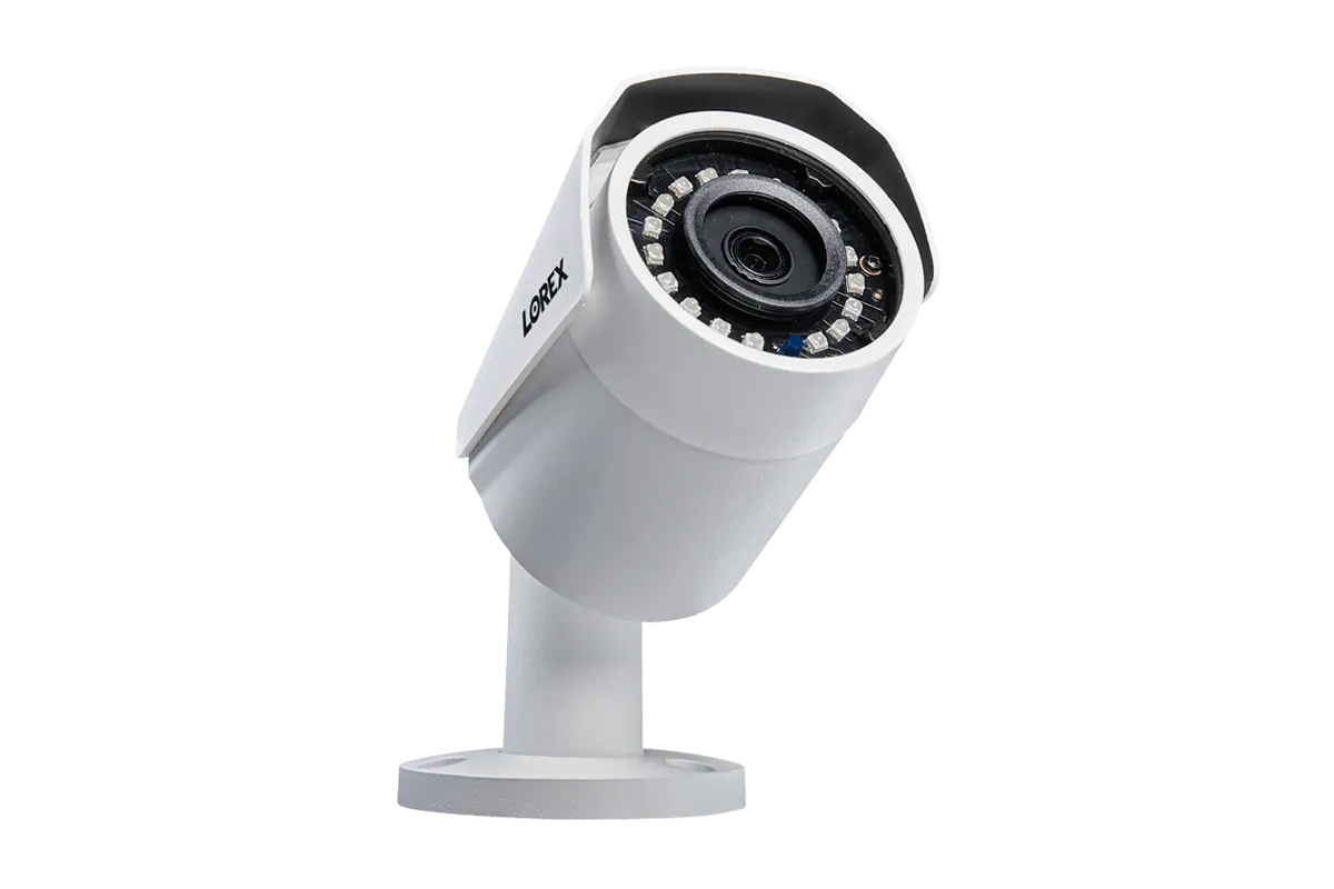 8-Channel Security System with Eight 1080p HD Outdoor Cameras, Advanced Motion Detection and Smart Home Voice Control